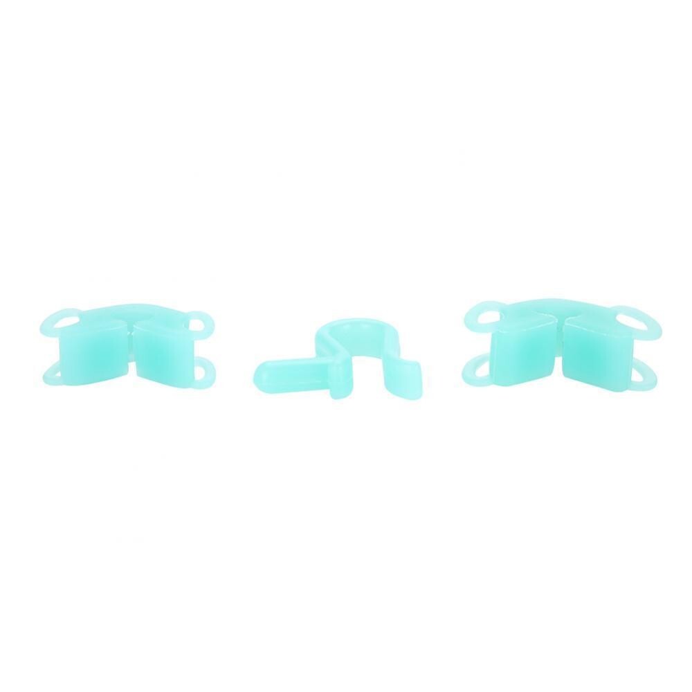 2 Pcs/Set Dental Silicone Bite Blocks Cheek Retractor Mouth Prop 135 ℃ Sterilize
