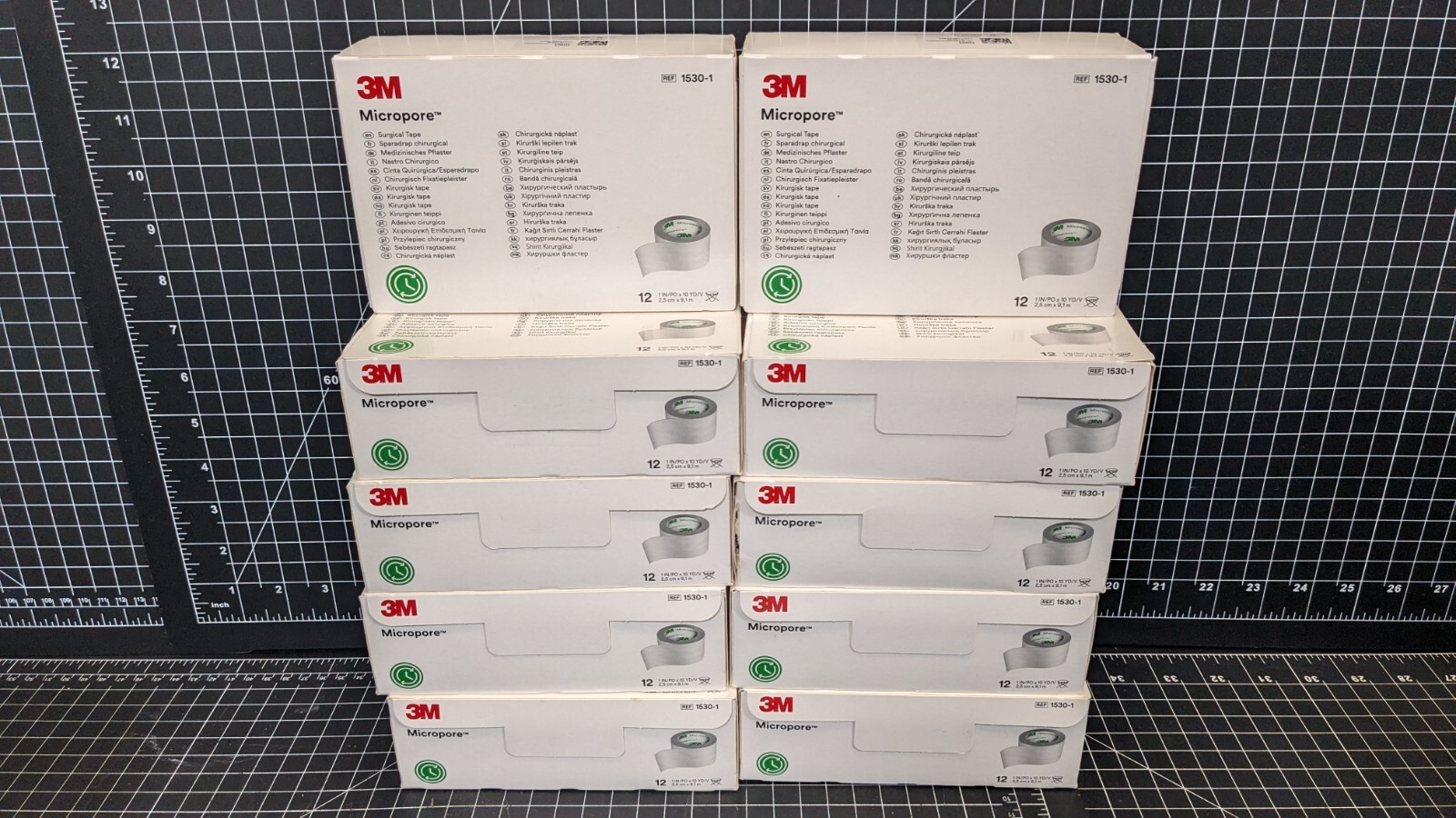 LOT: 120 Rolls 3M Micropore Medical Surgical Tape 1530-1 phlebotomy blood draw