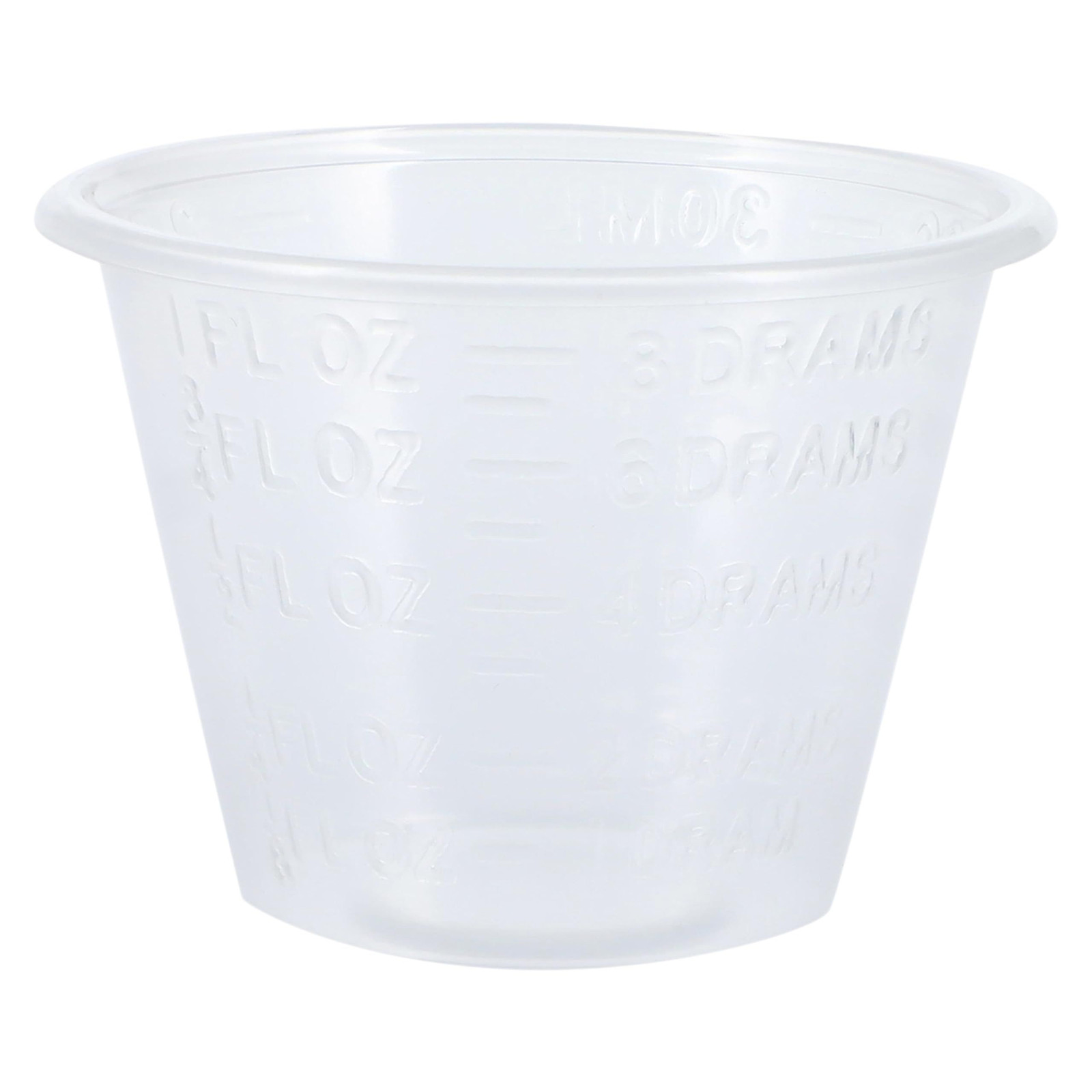 Henry Schein Graduated Medicine Cup (112-5555), Plastic Pack of 100, Clear