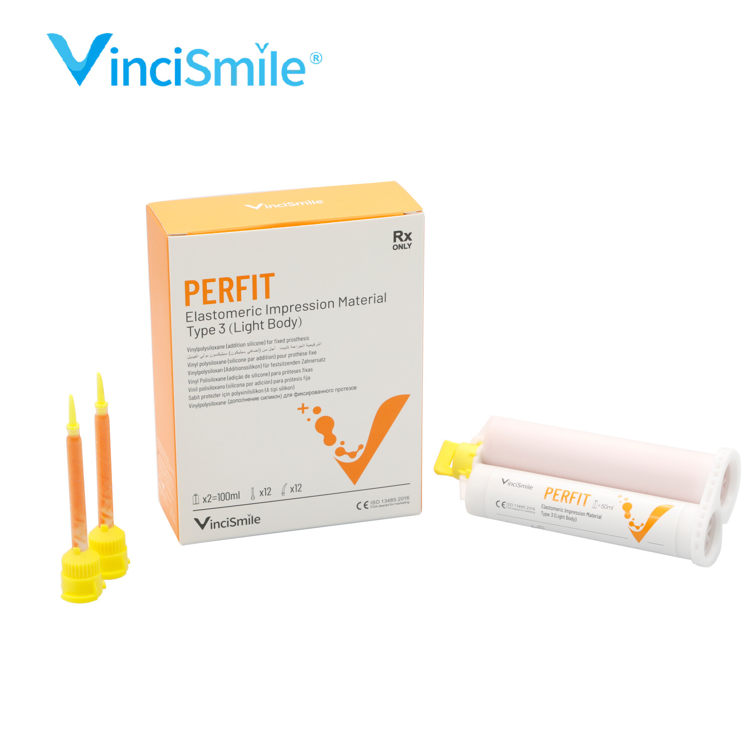 PERFIT Dental Crown & Bridge Impression Material Light Body – Fast / Normal Set