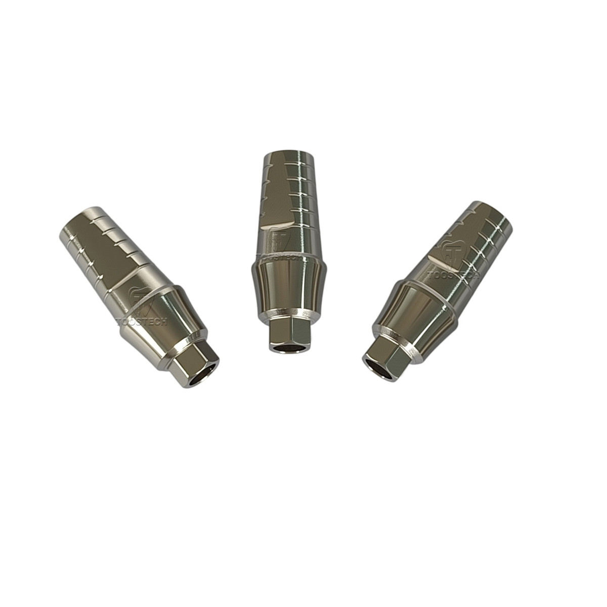 Cemented Abutment Titanium Straight Abutment compatible with Zimmer TSV 3.5