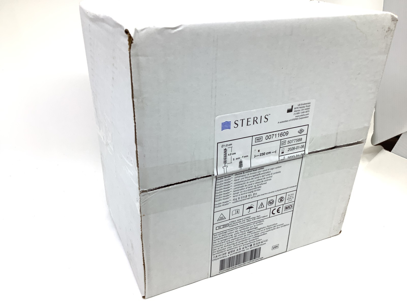 50pcs STERIS 00711609 Double Header Channel & Control Head Combo for endoscopy
