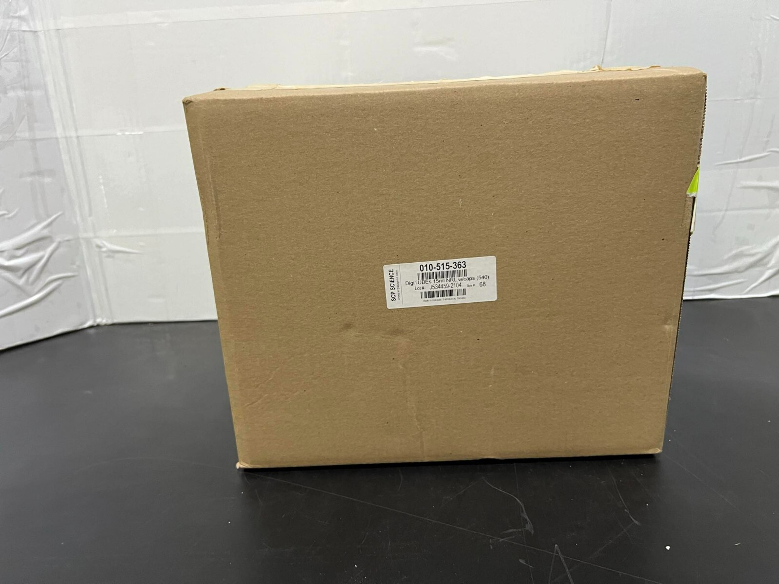 SCP Science Box 540 DigiTubes 15mL Non-Rack Lock ICP/MS Autosampler Tubes w caps