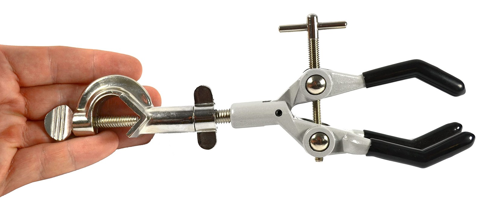 Lab Clamp for Lab Stand, Beaker Holder or Flask Clamp – Heat Resistant PVC Co…
