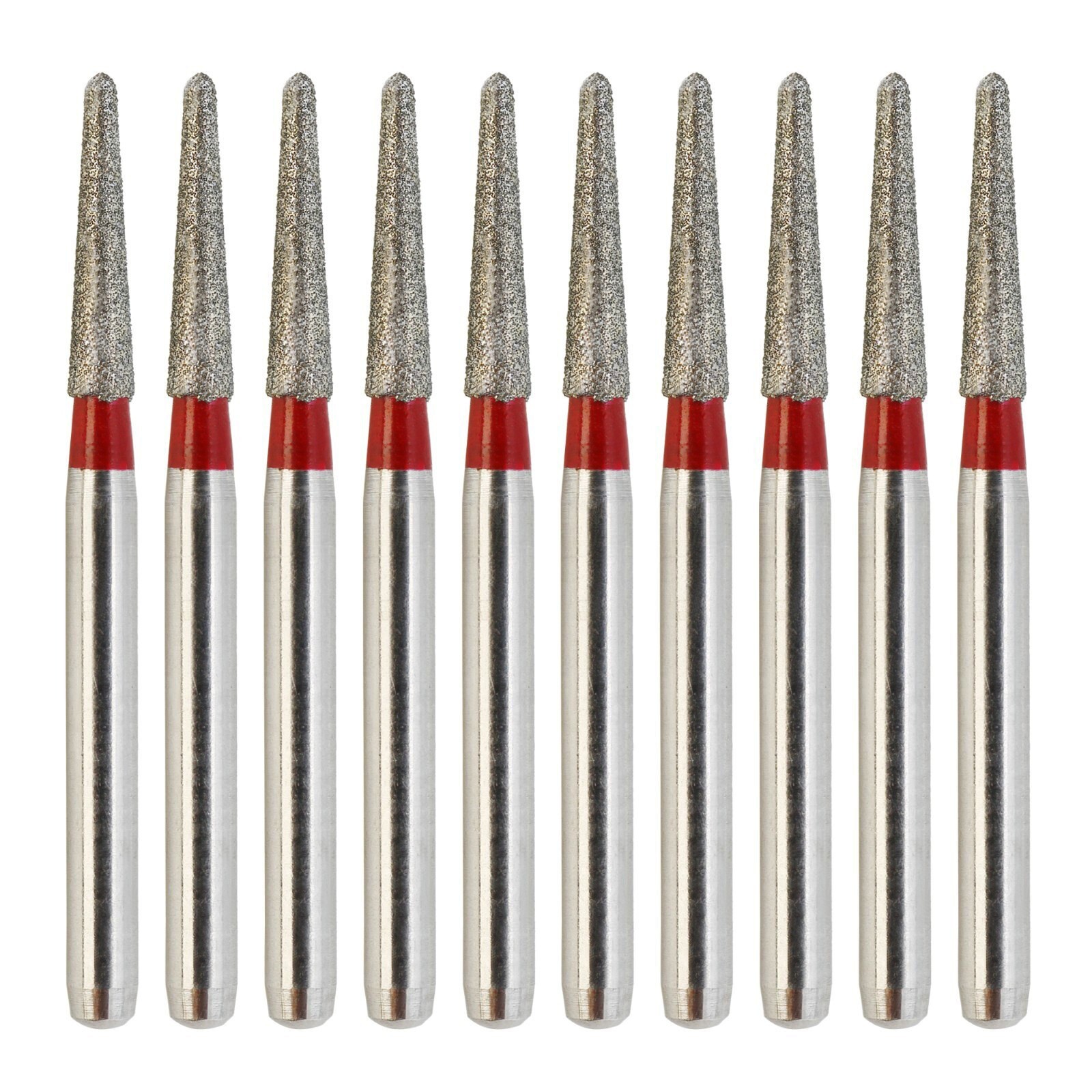 Multi-use FG 856-016F Round End Taper Diamond Burs Fine Grit Dental High Speed