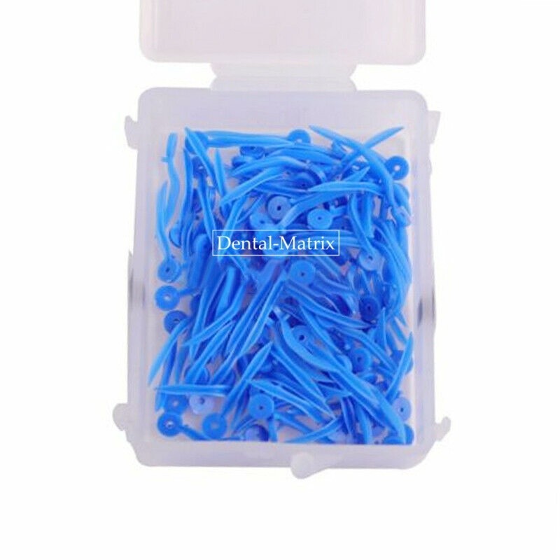 Dental Disposable Plastic Wedge Diastema Wedges Tooth Gap Arc Filling with Hole