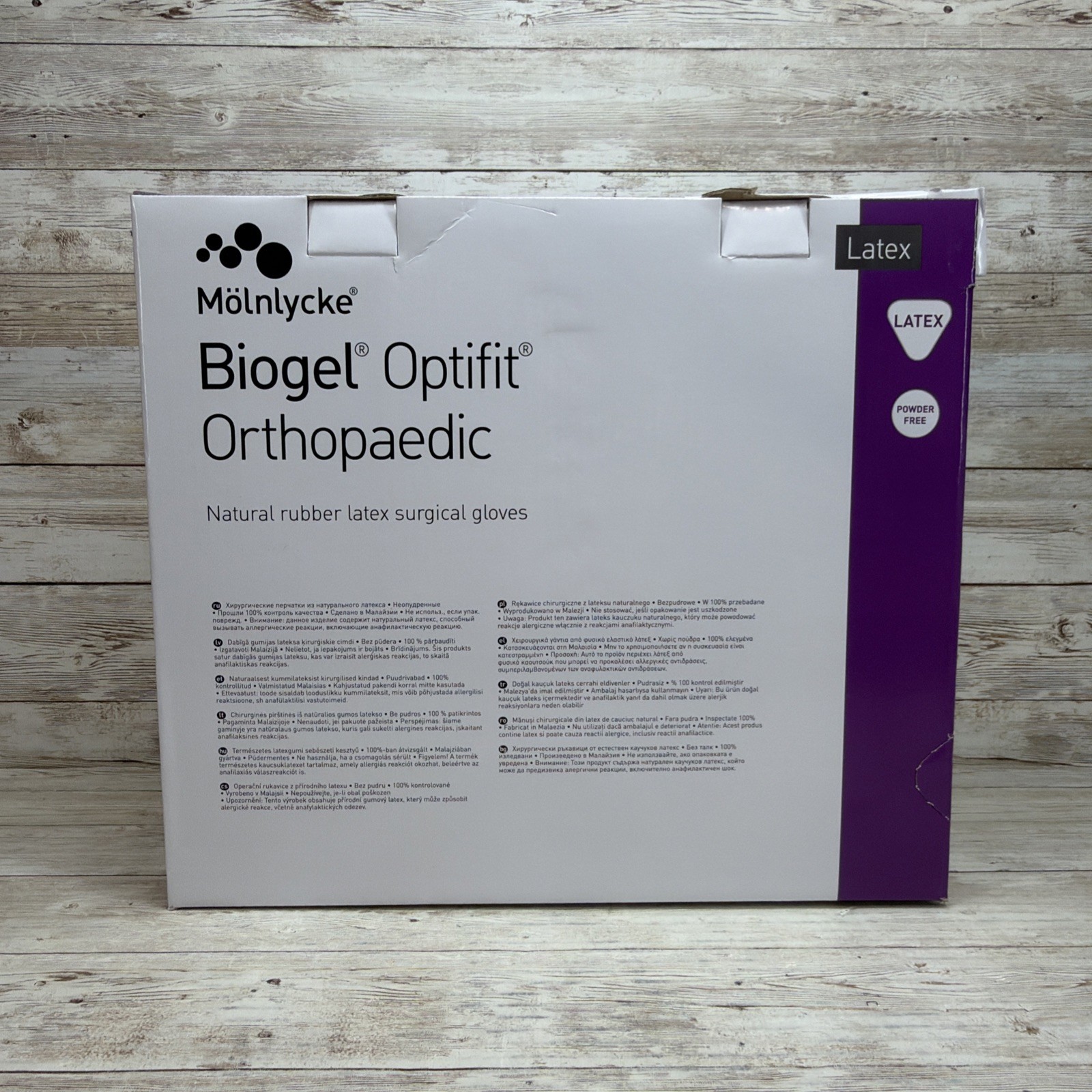 Biogel Optifit Orthopaedic LATEX Surgical Gloves *40 Pair* Size: 8.5 Exp: 12/26