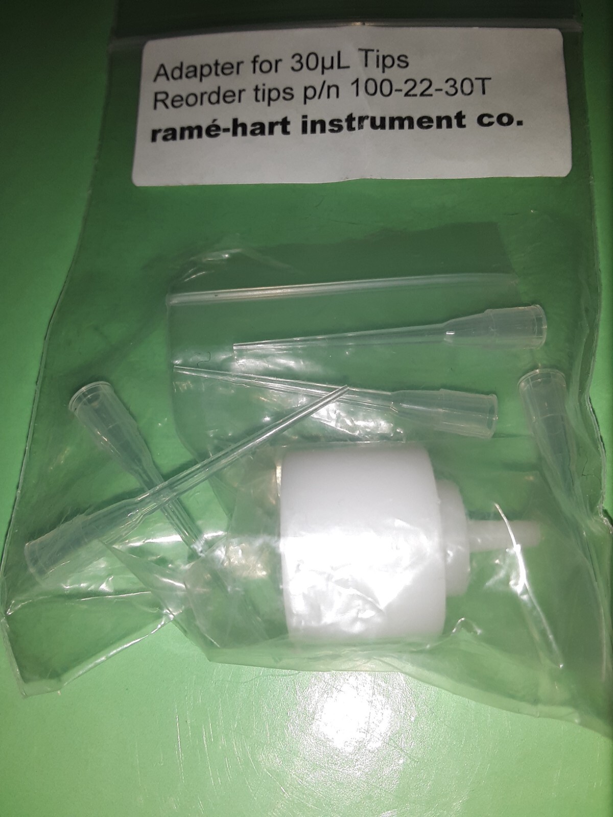 Rame-Hart Instrument Fixture Adapter for 30uL Tips P/N 100-22-30T