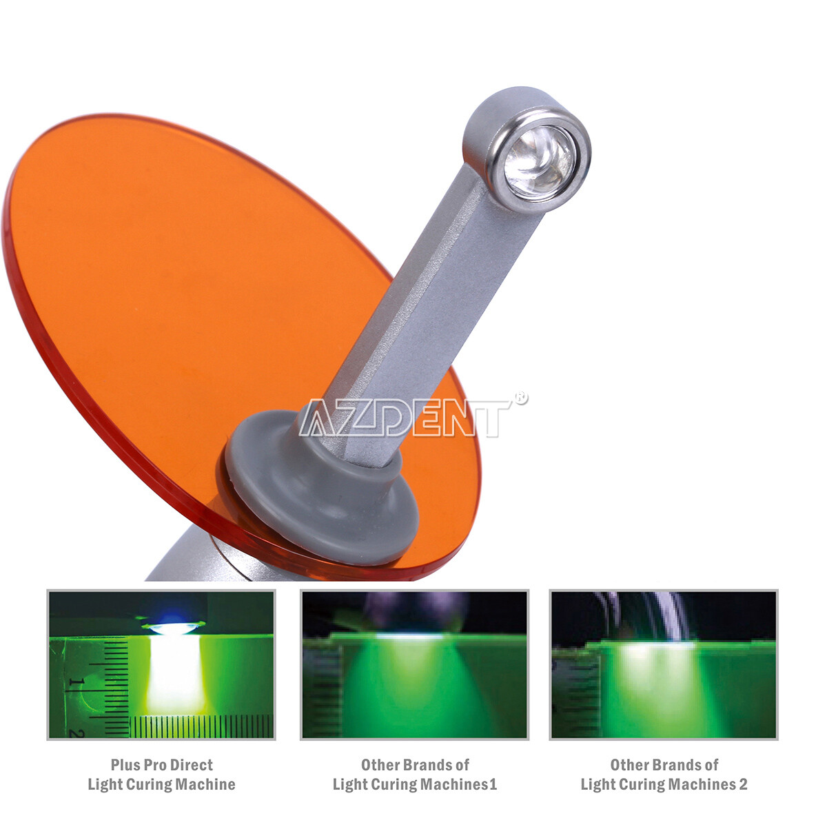 Wireless Dental iLed LED Curing Light 1 Second Cure 1800mw/cm² Purple