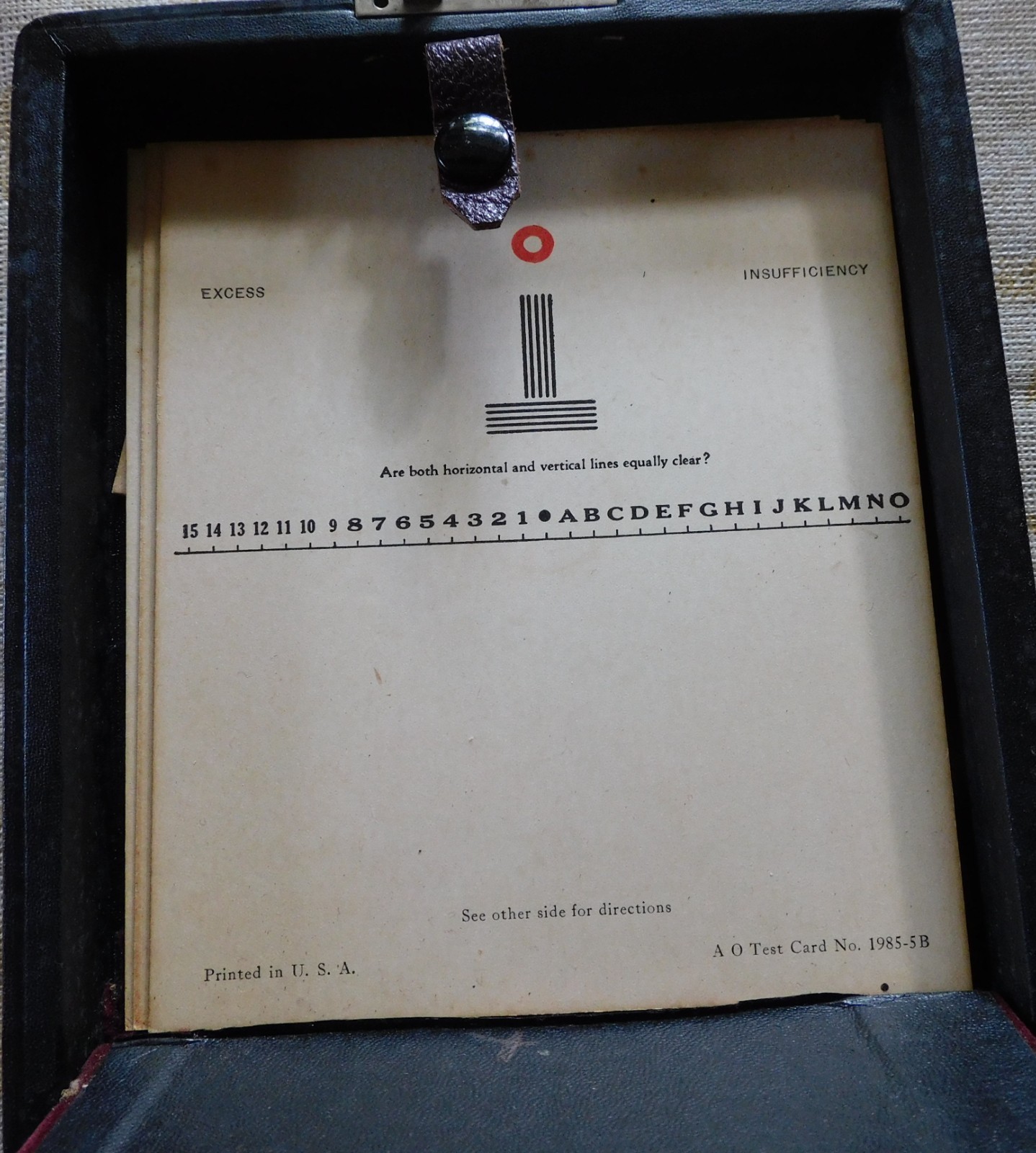 Optometry Trial Lens Cased Set by Amnerican Optical,