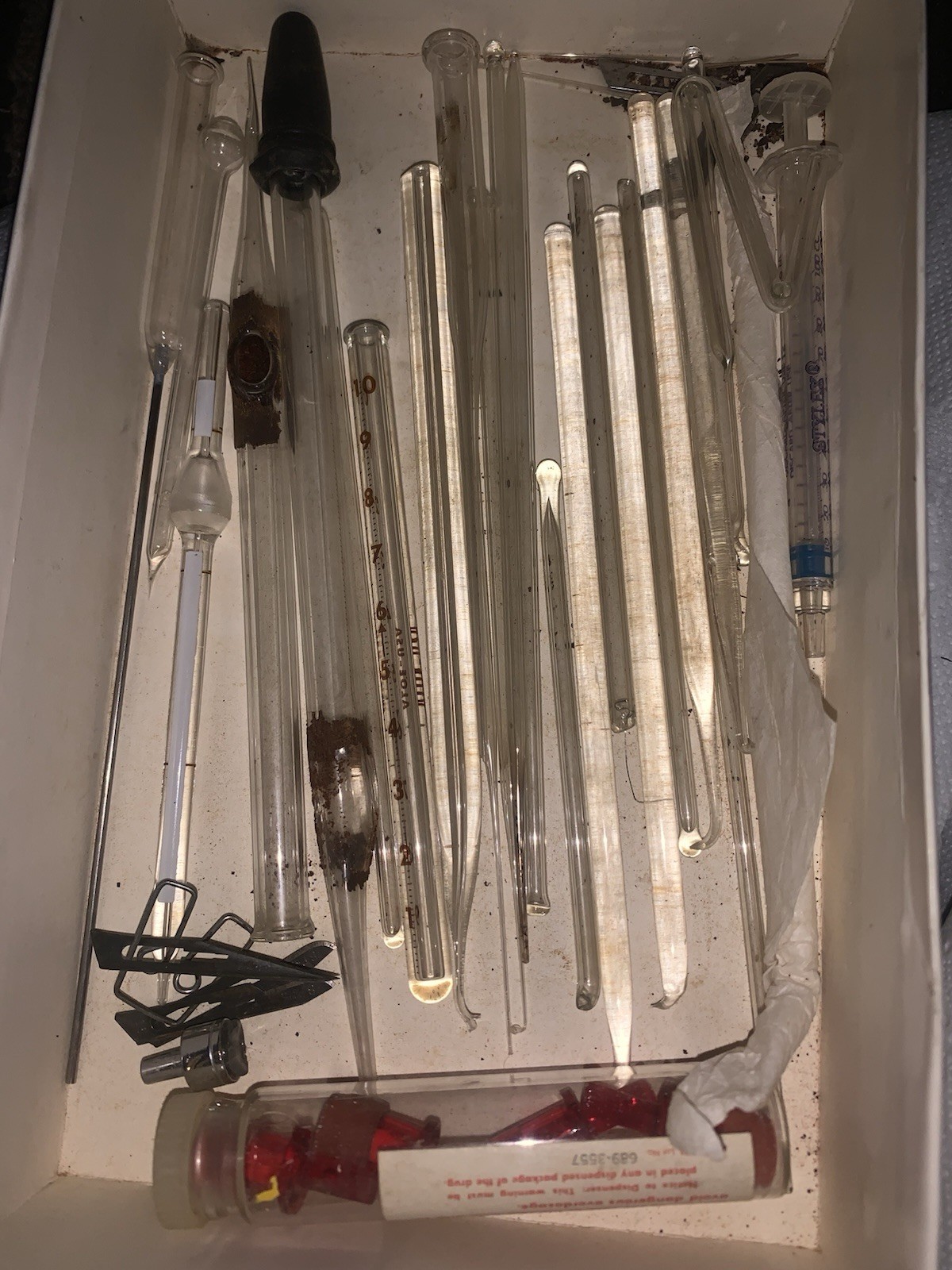 Mixed Lot Glass Laboratory Pipettes & Droppers, Mixed Volume Graduated