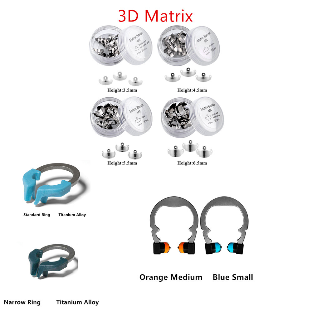 Dental Bands Ring Clamp Matrix Wedges Sectional Matrice Fit Garrison Palodent V3