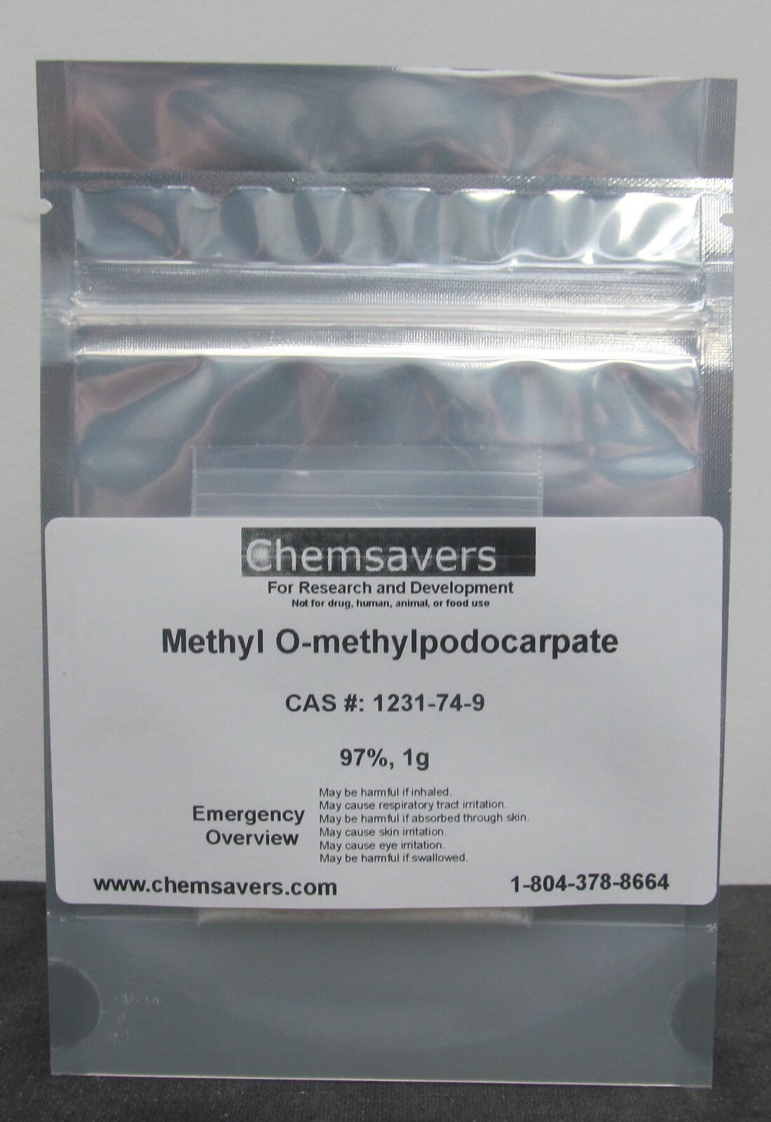 Methyl O-methylpodocarpate, 97%, 1g
