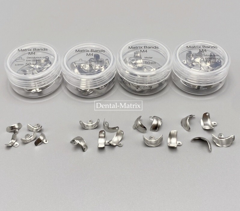Dental Sectional Contoured System Matrix Bands M4 Universal Narrow Clamping Ring
