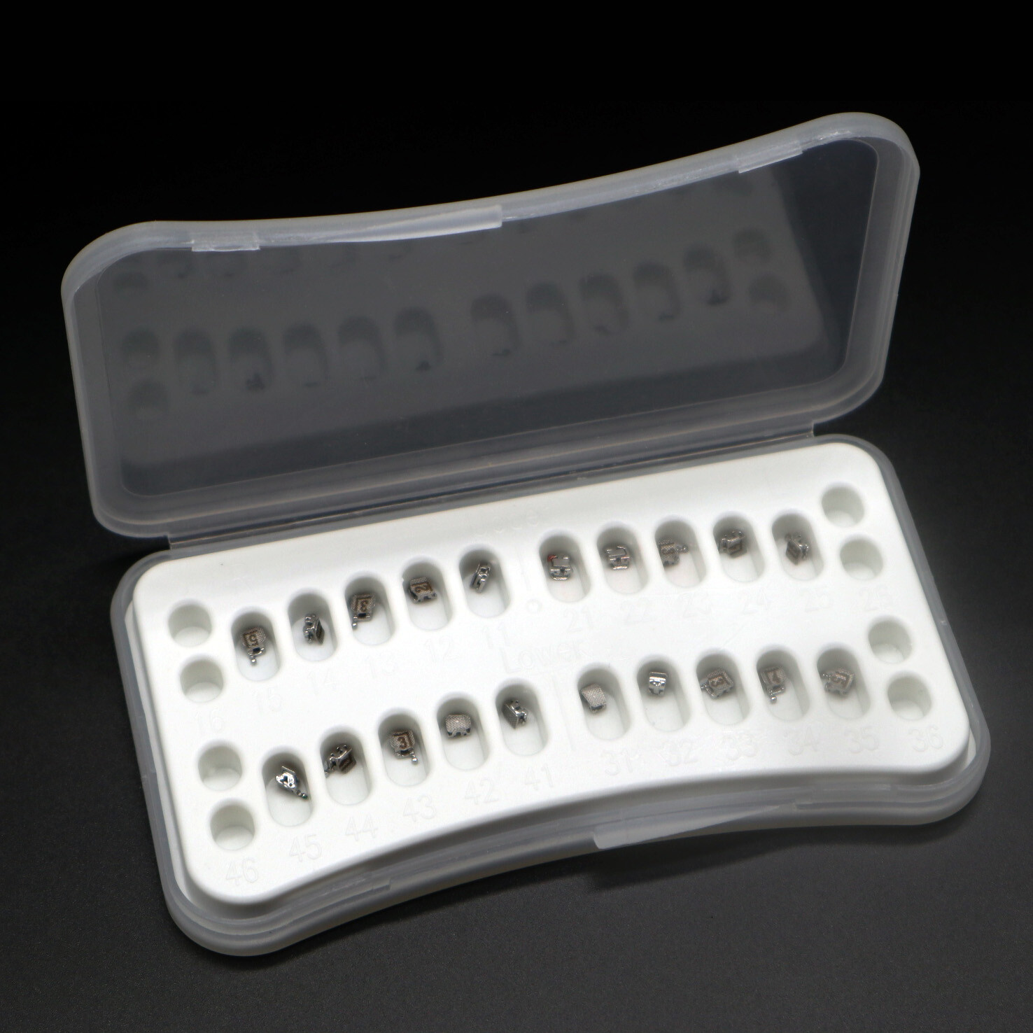 Orthodontic MINI Bracket MBT/ROTH Dental Metal Self-ligating Brace.022 345 Hook
