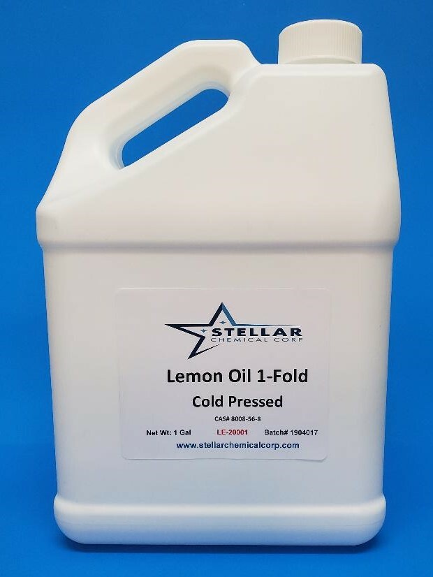 Lemon Oil 1-Fold Natural Essential Oil 1 Gallon **FRESH**