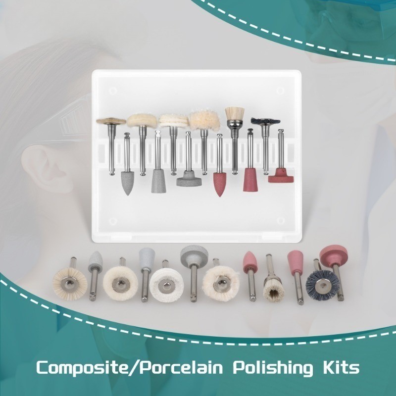 Dental Burs Polisher Composite Polishing Kit RA 2.35mm: Low-Speed Contra Angle