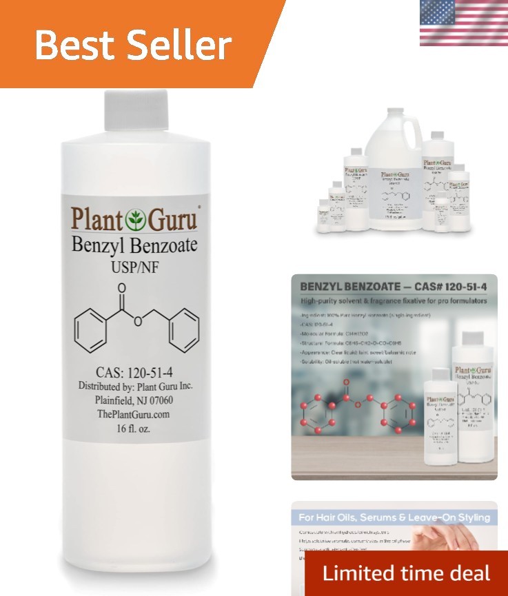 16 fl. oz. Benzyl Benzoate – Grade for Hair & Scalp Care and Fragrance