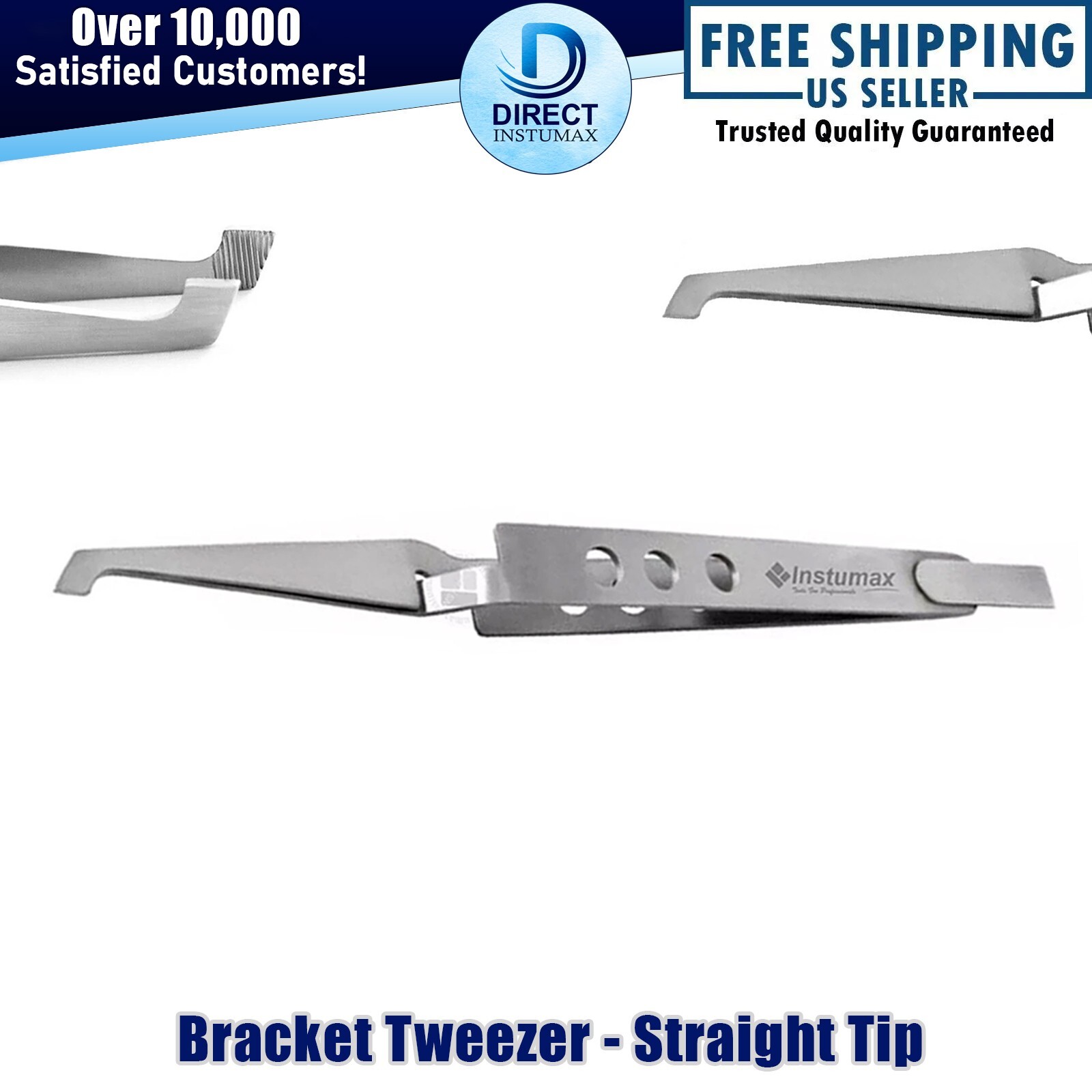 3Pcs Orthodontic Dental Archwire Placing Set – Braces Tweezer Ligature Scaler CE