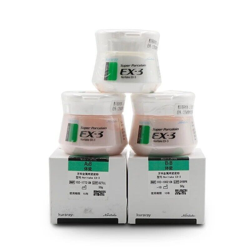 EX-3 Dental Porcelain Powder Dental Materials Body Translucent Enamel Porcelain