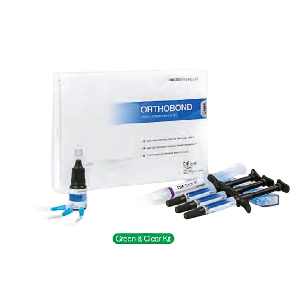 Orthodontic Light Cure Green Gel Standard Kit – Bonding Adhesive Dental