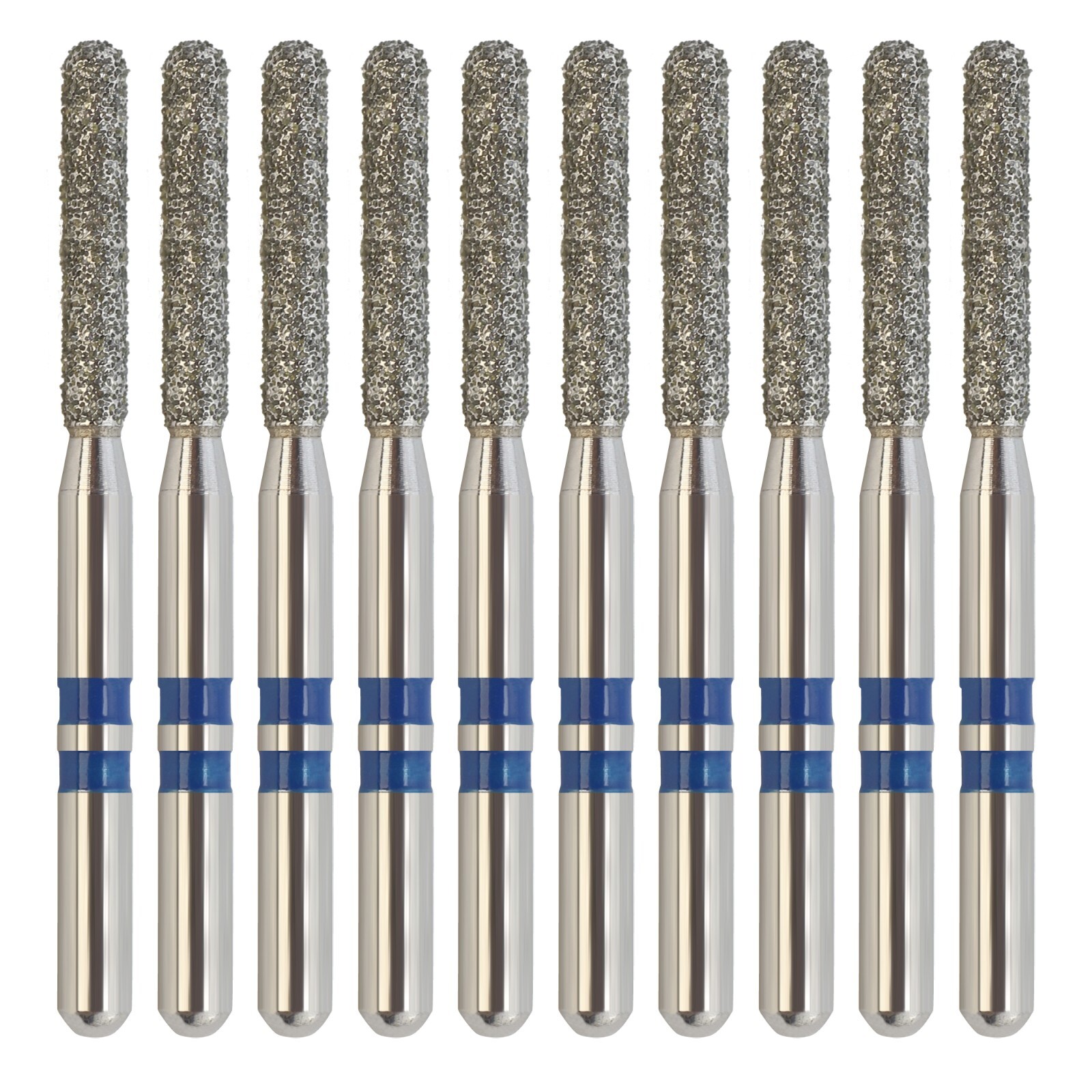 Diamond Bur FG Z881/014M Zirconia Adjustment Round End Cylinder Medium Grit