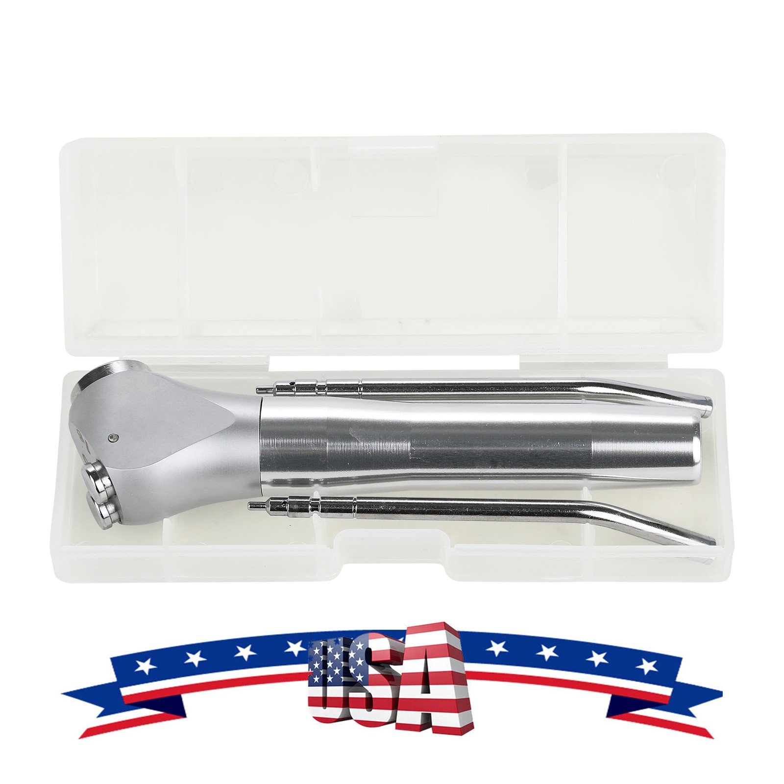 Dental Air Water Spray Triple Syringe Solid Alloy /Plastic Nozzles/Tips/Tubes US