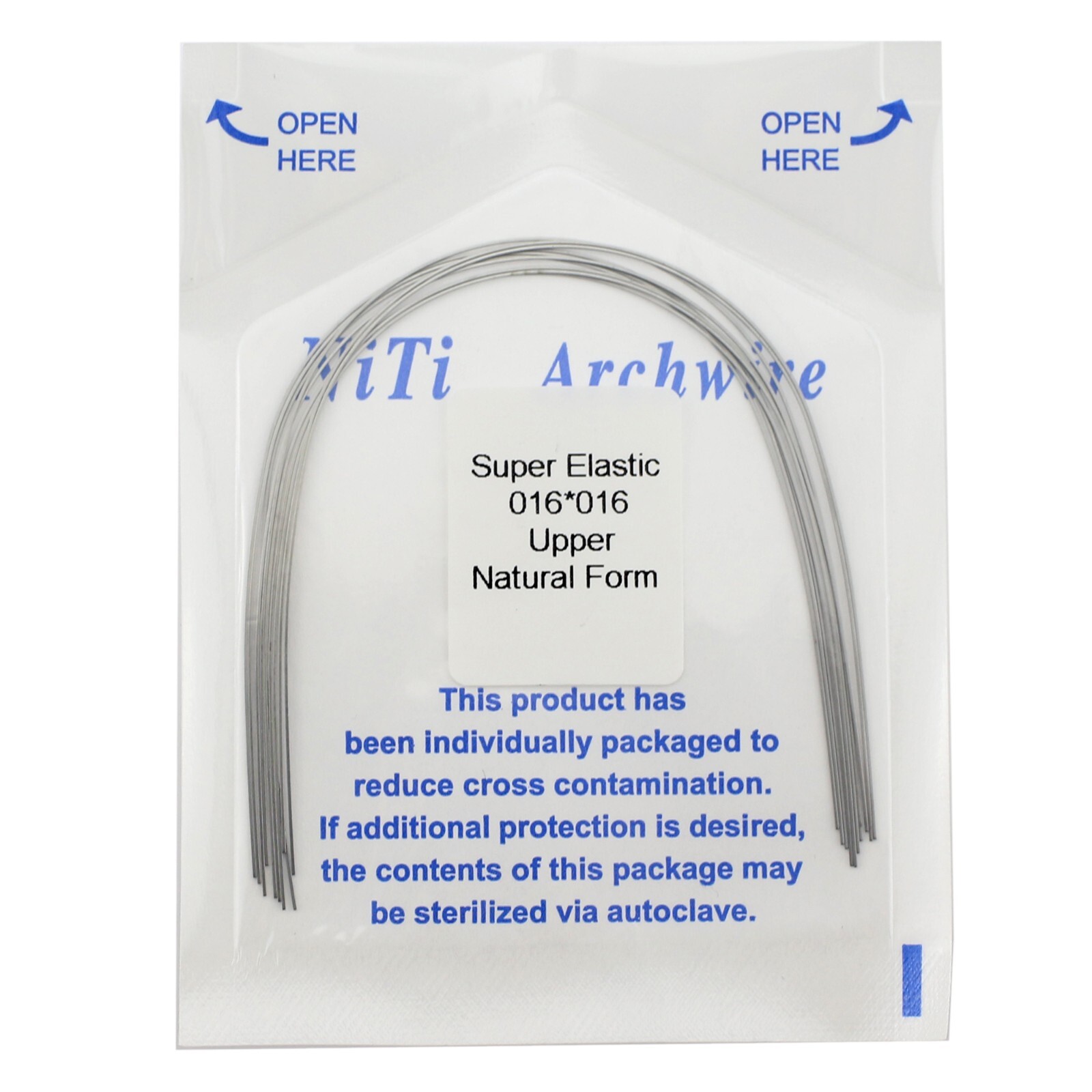 Orthodontic Arch Wires Dental Niti Super Elastic Rectangular Natural Ortodoncia