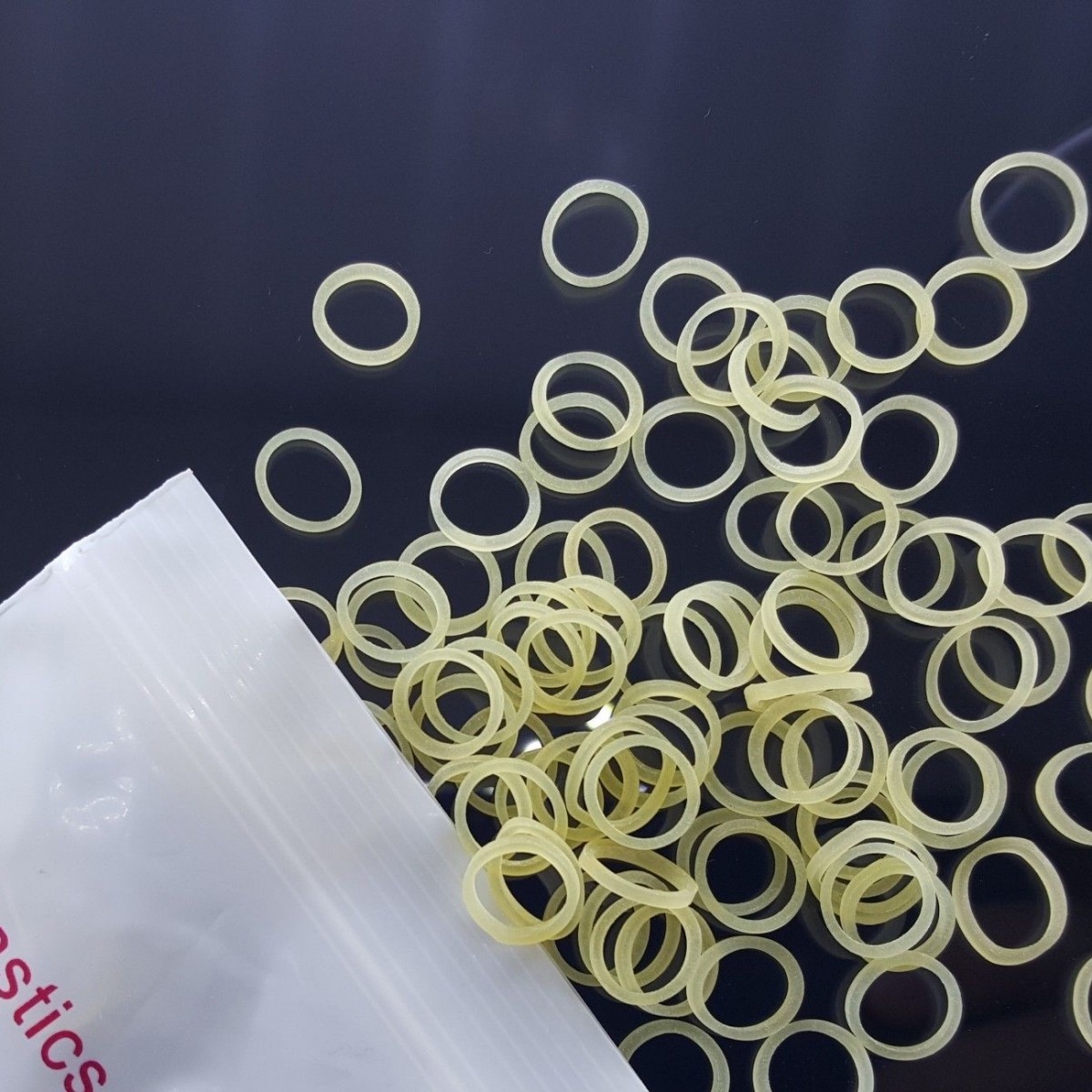 100x Orthodontic Rubber Bands Braces Stretch Elastic Oral Mouth Teeth 3.5oz 1/4″