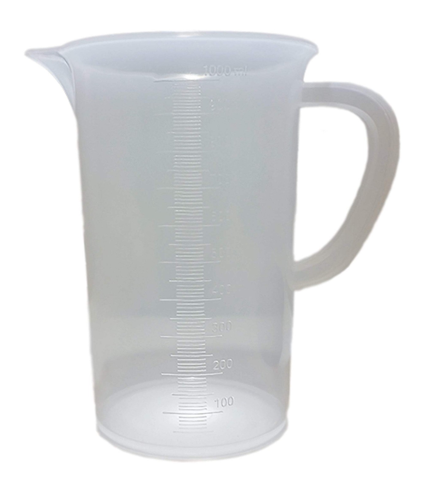 Beaker, Jug, Polypropylene, 1000ml, Case of 24