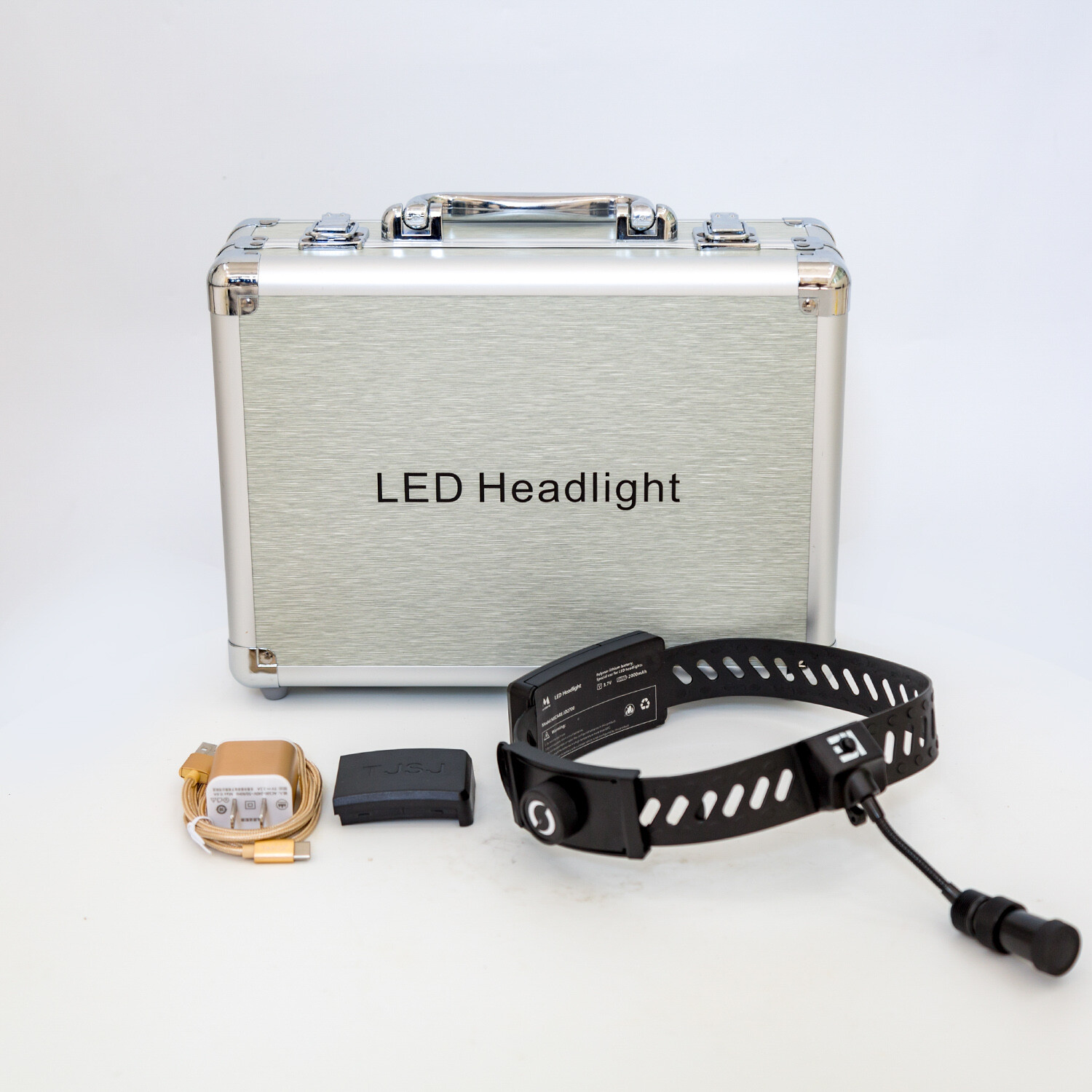 Dental Wireless Medical High Power 5W LED ENT Headband Head Light JD2700+AL-Box