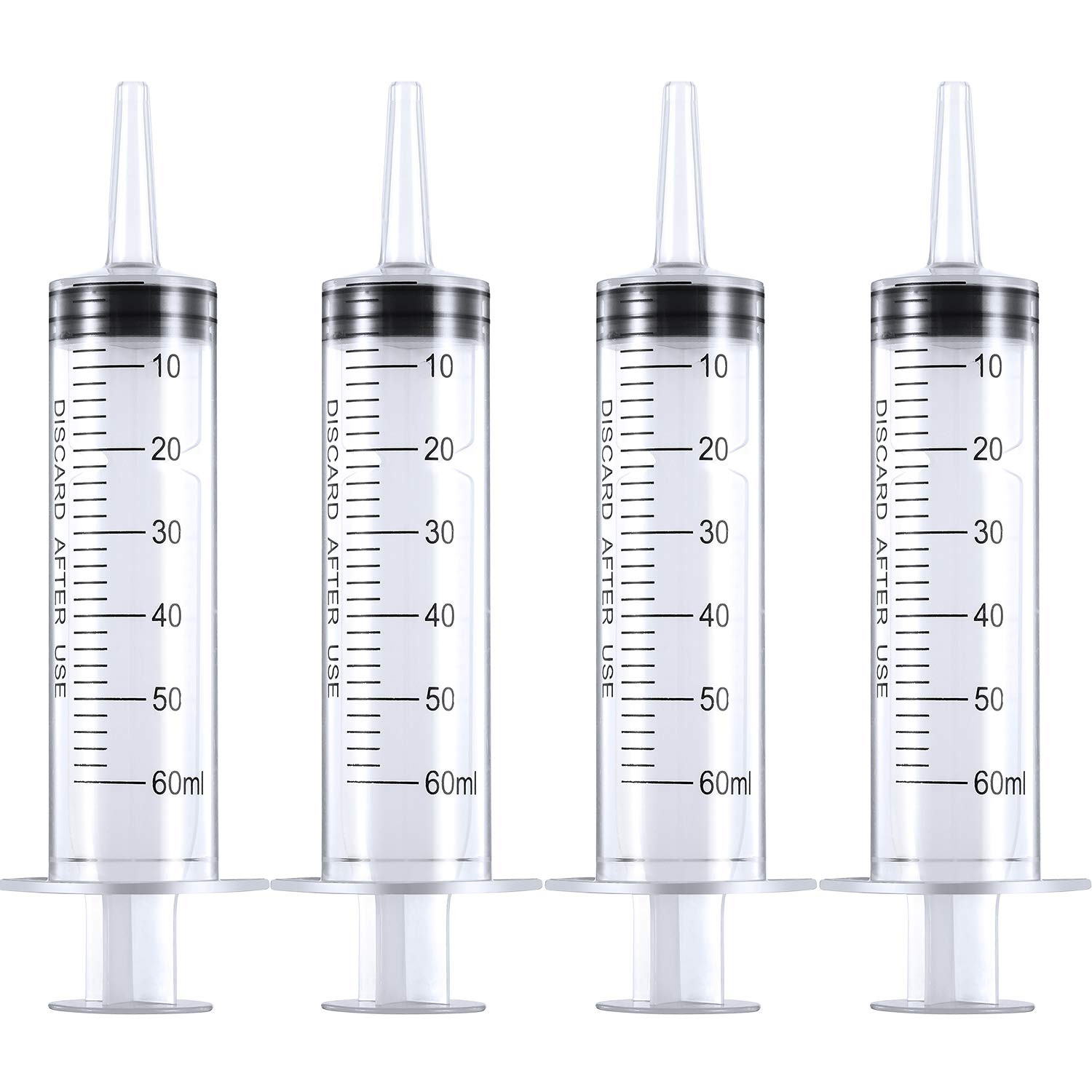 20 Packs Large Plastic Syringe Measuring Syringe Tools Dispensing Multiple Uses