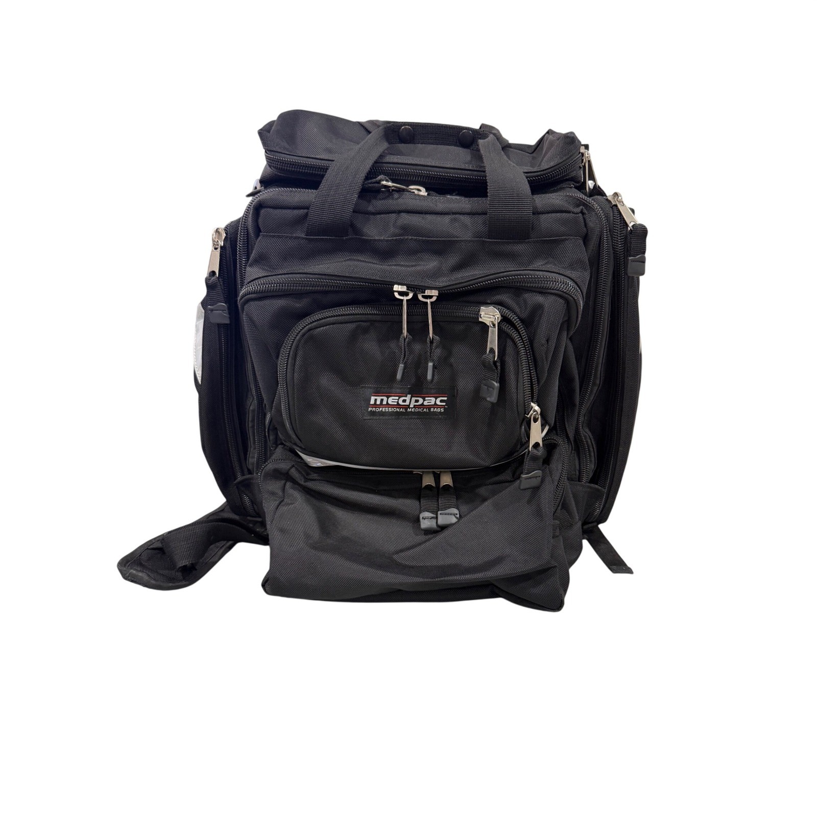 Medpac Professional Medical Bag Black Backpack First Aid Trauma Gear Organizer