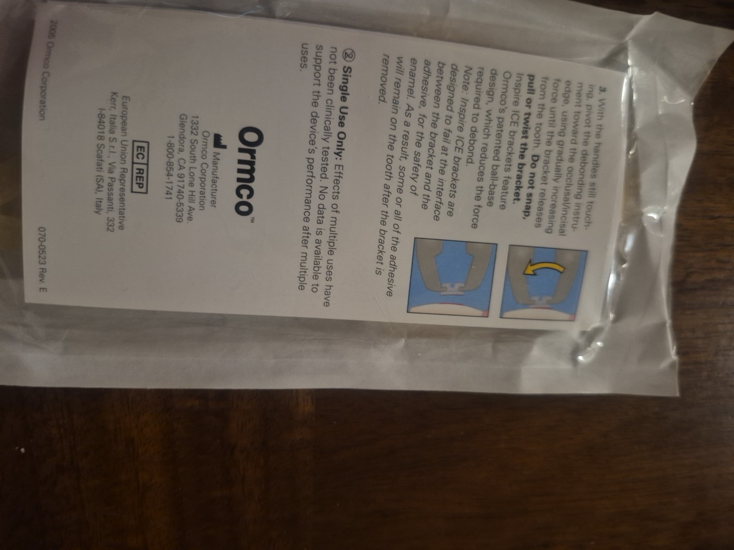 Ormco Inspire ICE Ceramic Bracket Debonding Kit