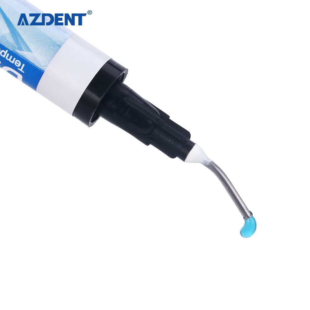 Dental Temporary Flow Light Cure Blue Filling Composite Resin DENTEX 2.5g Blue