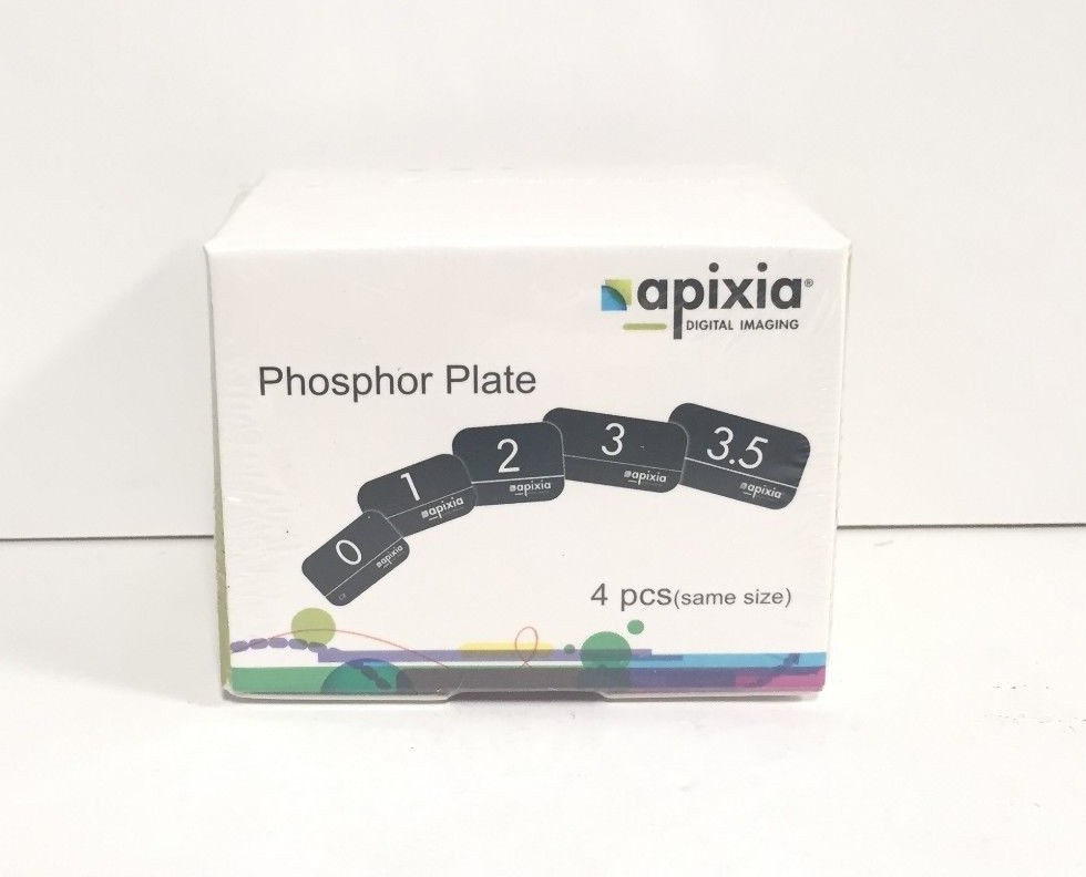 12 Pack Size #2 Scanner Apixia X-Ray Phosphor Plates