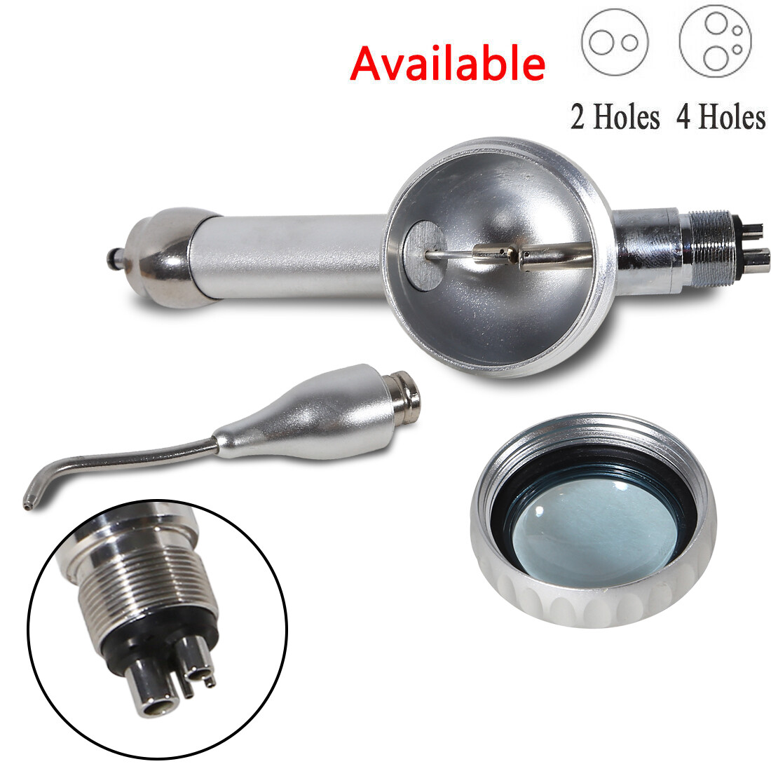 Dental Air Flow Teeth Polishing Polisher Handpiece Hygiene Tip 4 HOLE/2 HOLE VJT