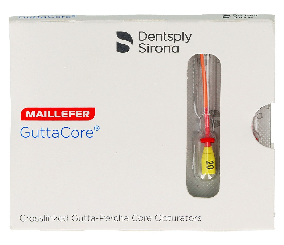 GuttaCore Obturators #20 yellow 30pc Per pack by dentsply sirona