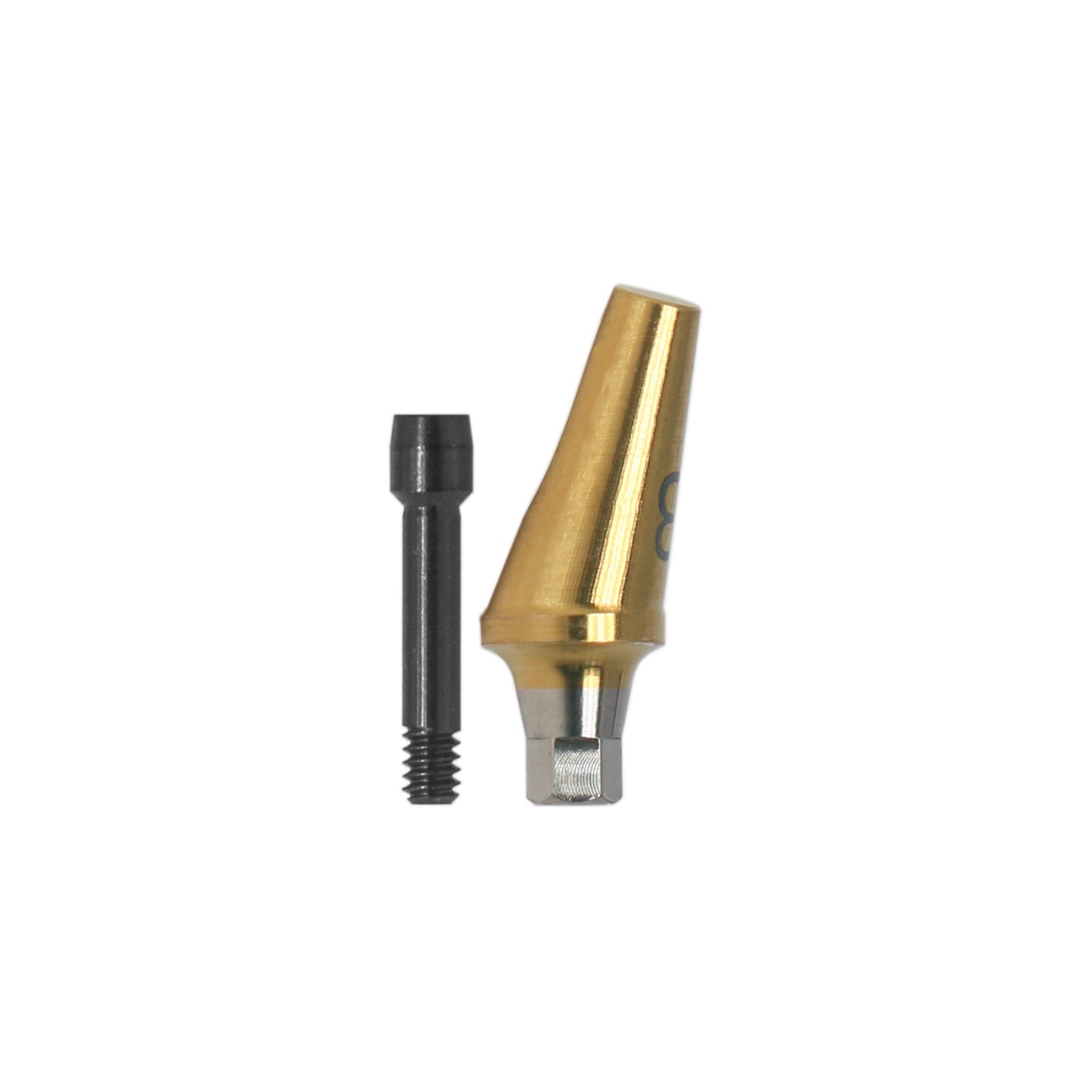 US 17° Angulated Abutment Mini Hex for Osstem TS Mini NP Platform Titanium Screw