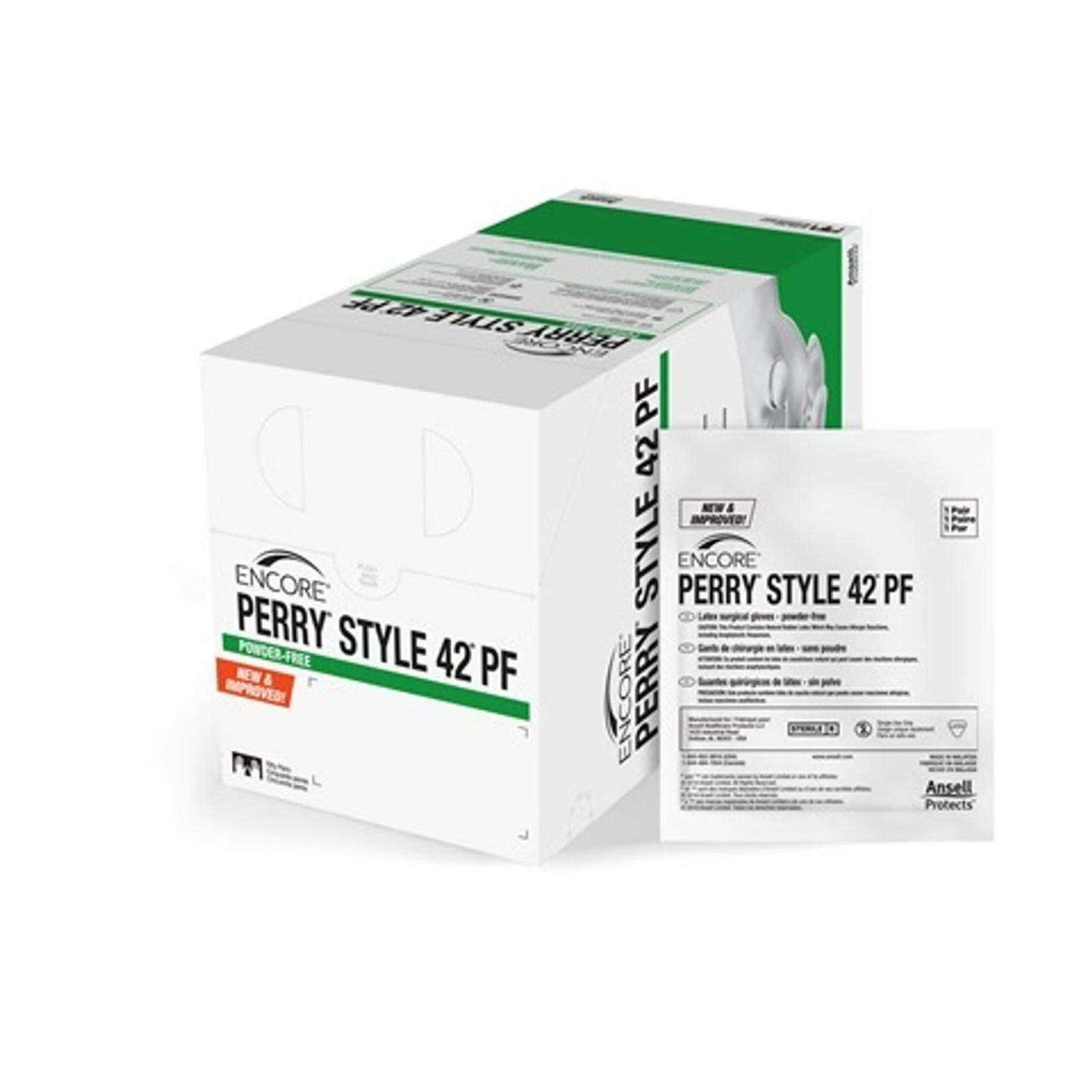 ENCORE Perry Style 42 PF Latex Surgical Glove – 50 per Box