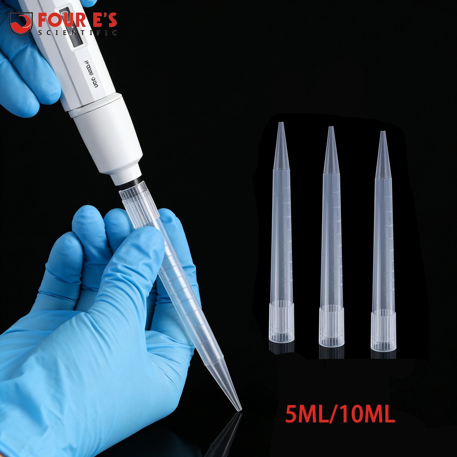 100pcs Laboratory Pipette Tips 5ML 10ML Micropipette Tips Disposable Universal