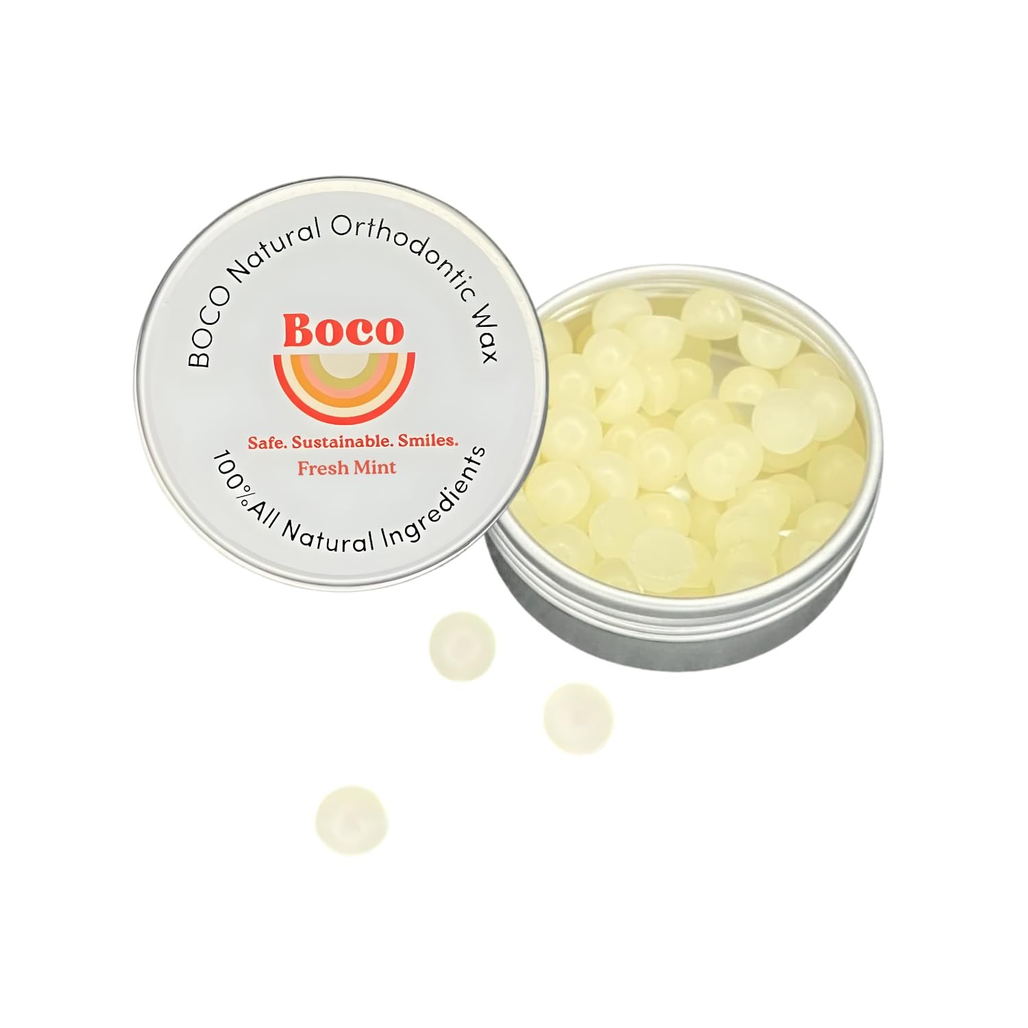 Orthodontic Wax – Natural Braces Protection, 75 Count (Pack of 1), Cream