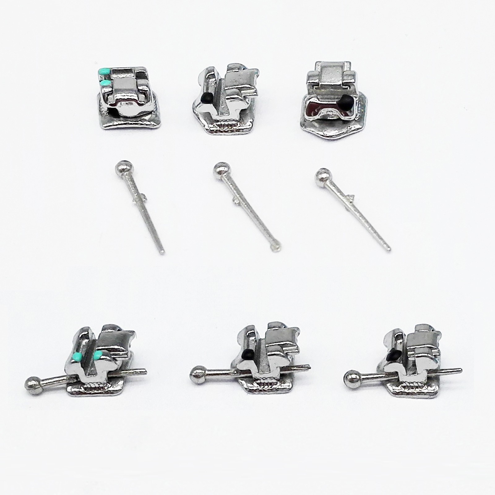Dental Orthodontic ORMAER Self-Ligating Bracket&Buccal Tube Roth MBT 022