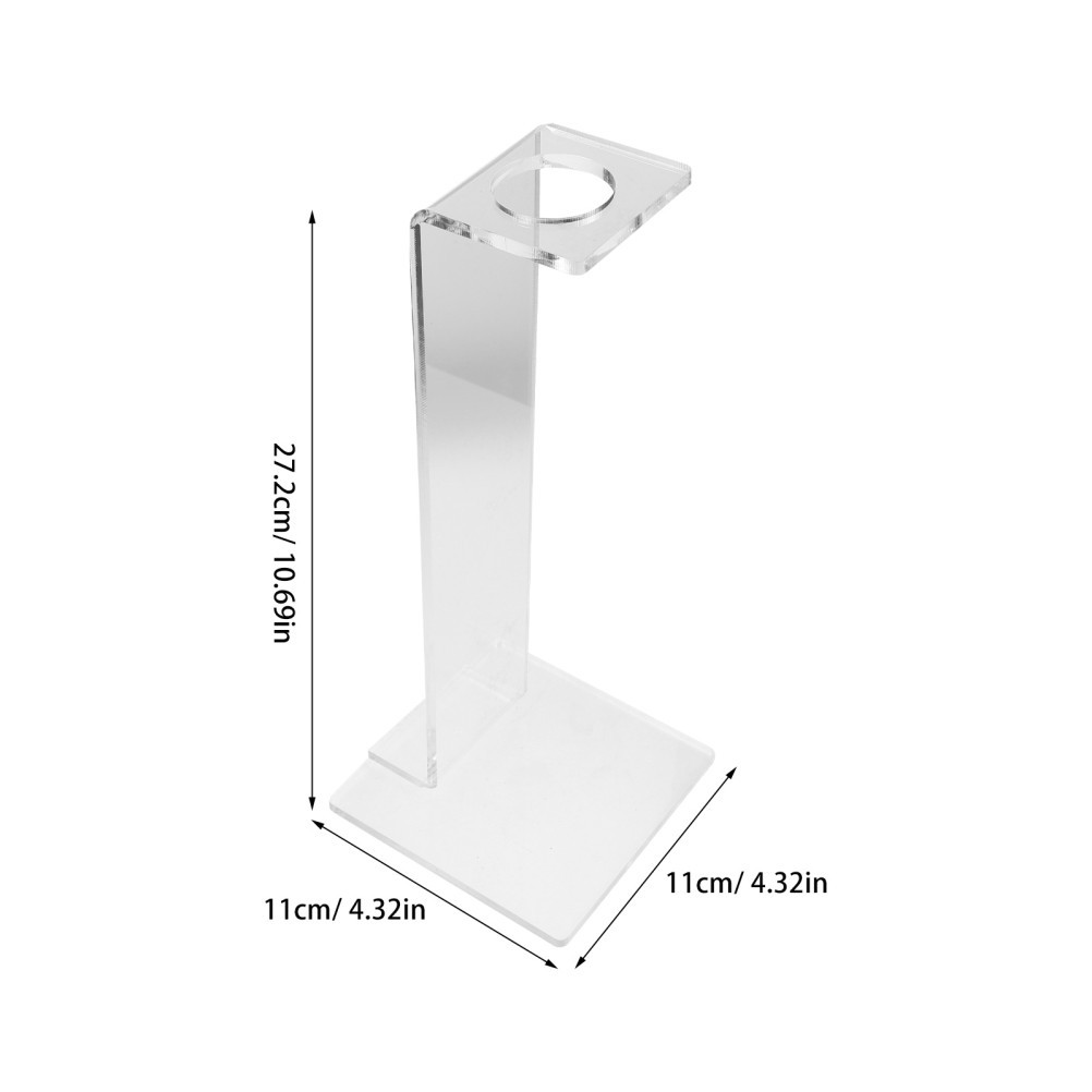 Acrylic Syringe Stand: Clear Vertical Storage Rack for 50ml Syringes – Enteral