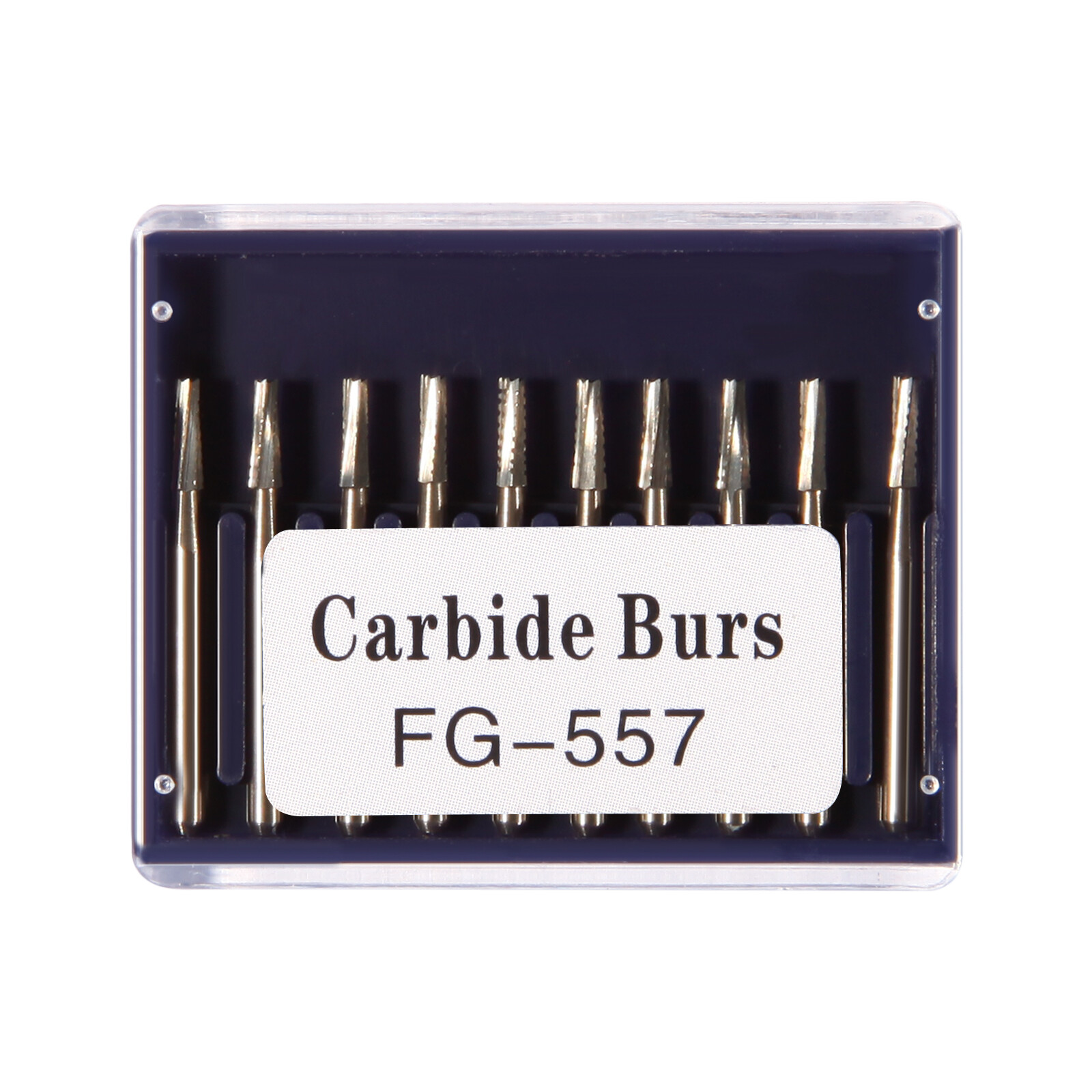 USA Dental Midwest FG #557 Clinic Length Cross Cut Carbide Burs 100/Pk（19mm）