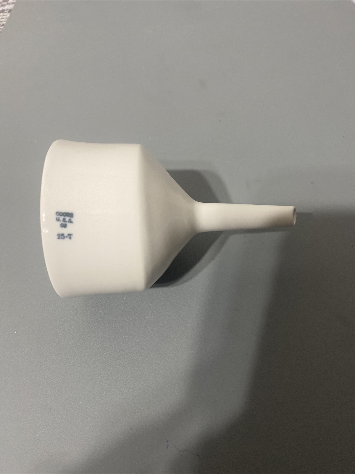 Vintage White COORS U.S.A. 03 25-T Filter Pharmacy Grade Funnel lab Free Shippin