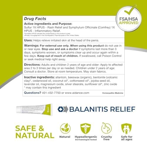 TerraSil Balanitis Relief & Cleansing Soap 2-Pc Kit for Men: Natural Ointment