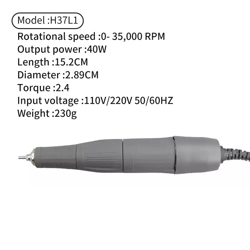 Teeth Nail Polishing E Type 18 102 204 Motor Set Available 35 000 RPM Dental