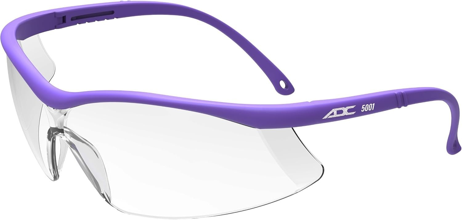 Full-Frame, Length-Adjustable Protective Eyewear with UVA and UVB Protection