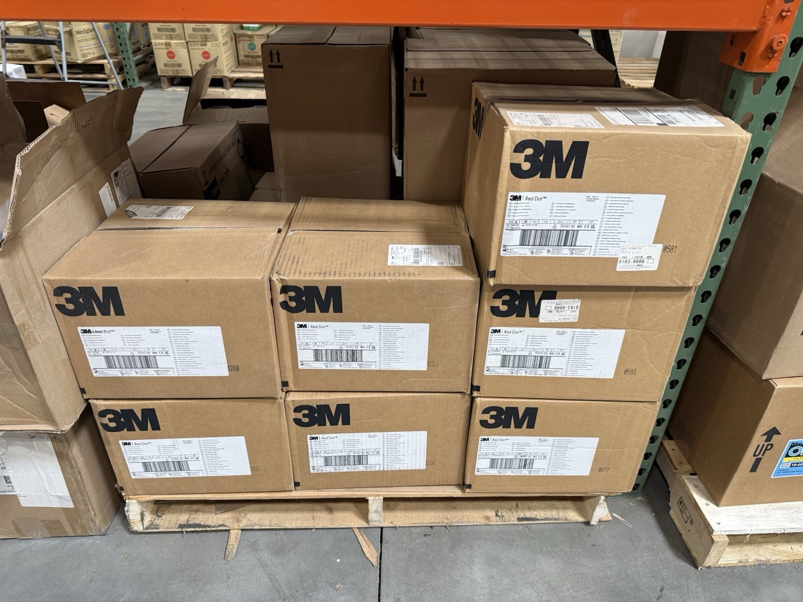 3M 2670-5 Red Dot Repositionable Monitoring Electrode, 1.56″X1.25″, 1000/CS